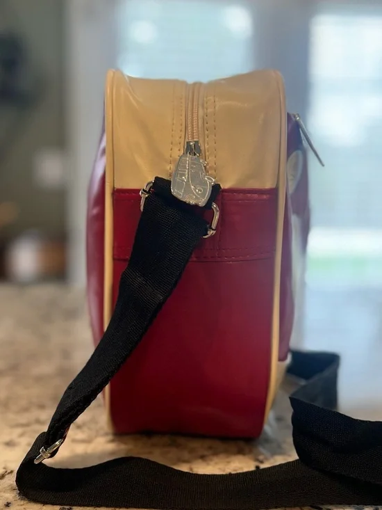 Volkswagen Van VW Collection Red and Silver Crossbody Bag - Picture 4 of 10